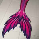 2019 New Rose Swimmable Mermaid Tail with Monofin for Adult Gift Idea