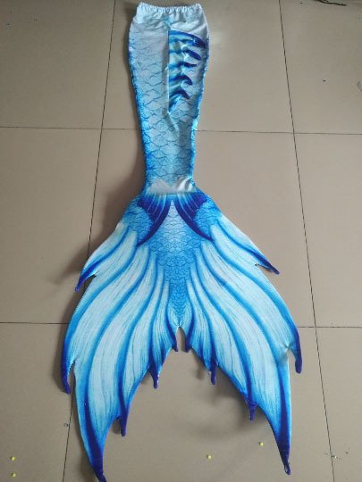 2018 White Swimmable Mermaid Tails with Monofin for Adult Best Gift for Her