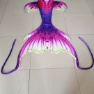 Purple 3D Swimmable Mermaid Tail for Kids Halloween gift