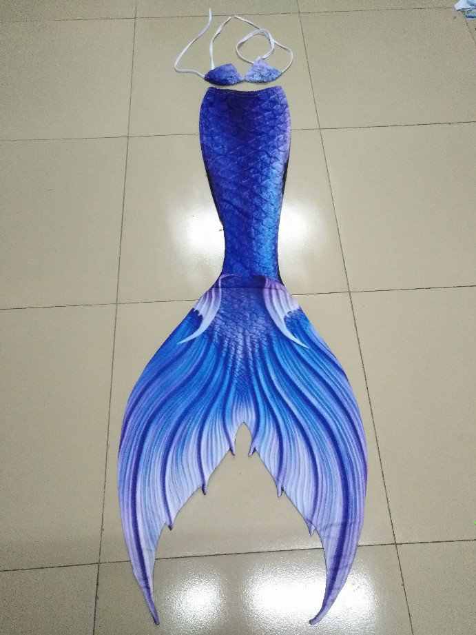 Swimmable Mermaid Tail With Monofin Royal Blue Mermaid Tail Swimming 