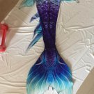 Adult Kids White Blue Mermaid Tails for Swimming