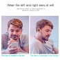 Wireless Bluetooth Earphone Headphone Handsfree Stereo Headset Microphone TWS Earbud-Brown