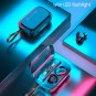 Wireless Headset Bluetooth 5.0 with Microphone IPX7 Waterproof Gaming Earphone