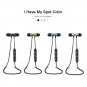 Wireless Magnetic Bluetooth Stereo Earphone Sport Headset for iPhone Samsung Xiaomi Huawei-blue