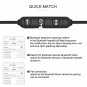 Wireless Magnetic Bluetooth Stereo Earphone Sport Headset for iPhone Samsung Xiaomi Huawei-blue
