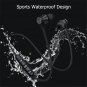 Wireless Magnetic Bluetooth Stereo Earphone Sport Headset for iPhone Samsung Xiaomi Huawei-blue