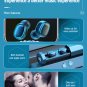 2021 TWS Bluetooth Earphone 5.0 Wireless 8D HIFI Sport Earphone MIC Earbuds for Phone-White