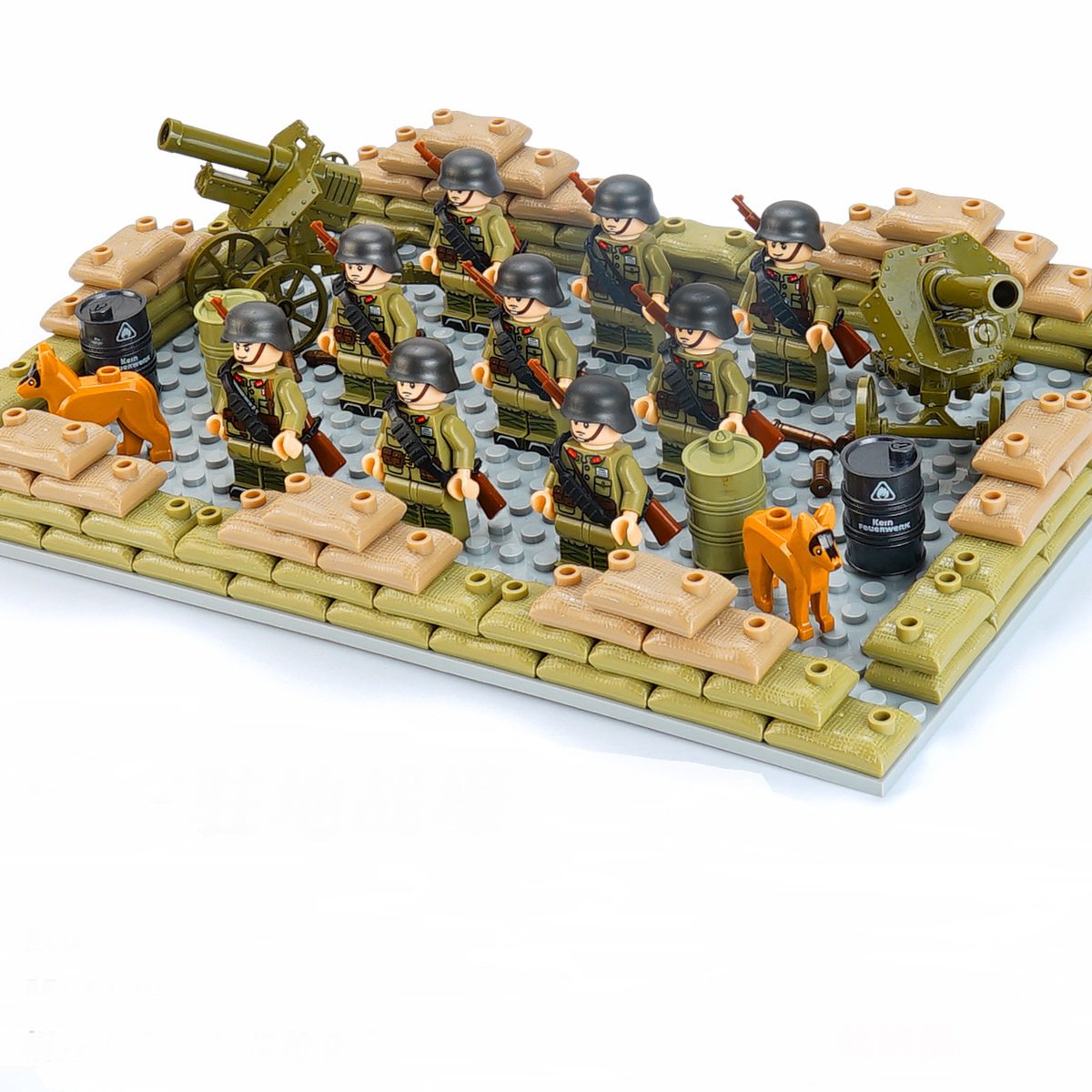 World War II Chinese expedition Minifigures Military Base