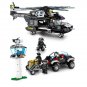 Police Rescue Helicopter Jeep Minifigures City Rescue Set