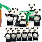 5pcs Panda Minifigures