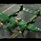 WW2 American P-38 Lightning Fighter Minifigures