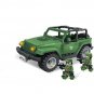 Green Camouflage SUV Truck Soldiers Minifigures Special Forces Set