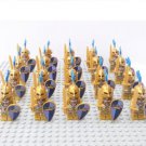 Golden Knight Minifigures Medieval Knight Set