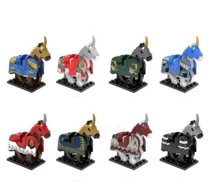 Medieval Knights The Crusaders Crusader Horse King War Horse Minifigures