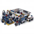 City Formula Prix Indy Racer Car Pit Lane Factory Garage