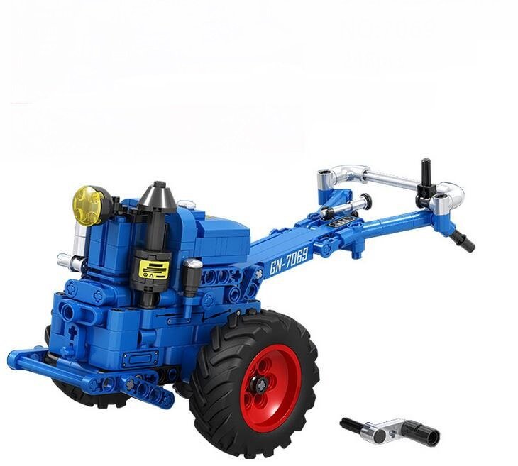 Farm Walking Tractor Farm Minifigures
