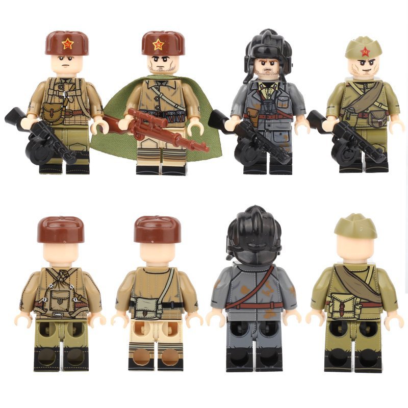 WW2 Stalingrad Soviet Union Soviet Army Minifigures