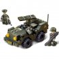 America Willys MB Jeep Soldier Minifigures Army Military Sets