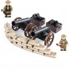 British Empire artillery soldier Minifigures WW1 Sets