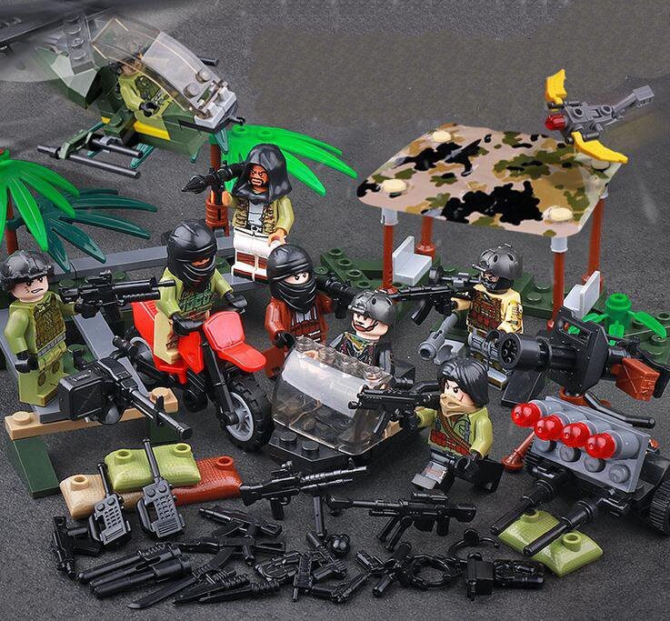 Terrorist Base Soldier Minifigures