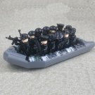 Black Rubber dinghy Specia Force Minifigures WW2 America Commando