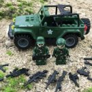 Vietnam War United States Army Jeep Soldiers Minifigures Modern Warfare Set