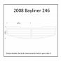 2008 Bayliner 246 Swimming Platform Mat