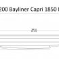 2000 Bayliner Capri 1850 LX Swim Platform Mat