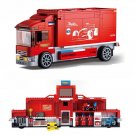 Racing Repair station Truck Minifigures City Racing Set