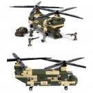CH-47 Chinook Helicopter Transport helicopter Soldier Minifigures