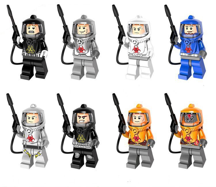 Chemical-Biological Incident Response Force Minifigures US Military Set