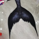 2023 Black Sparkling Mermaid Tails for Swimming for Adult with Monofin Cosplay Costumes Gift Idea