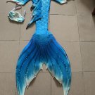Summer Blue Shell Swimmable Mermaid Tails for Woman