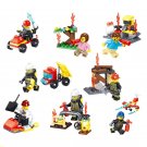 NY City Fire Station Firemen Minifigures Rescue 2023