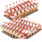 32pcs White Crusades Knights Army Minifigures Medieval Knights Set