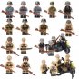 Chinese army VS Japanese Army Minifigures WW2 China Battlefield Set