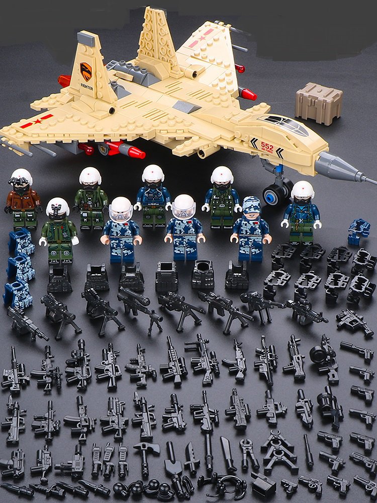 Air Force Multirole Fighter Soldier Minifigures Military US