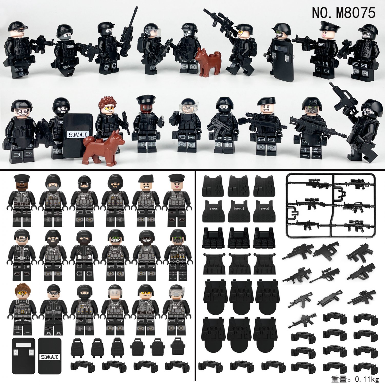16PCS Star Wars Minifigures 2020 Death Watch Clone Force 99 Trooper Jesse Darth Maul Minifigures