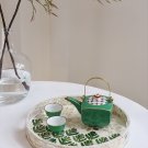 Tea Platter Seaweed Colorful Shell Plate Northern Europe Fruit Plate
