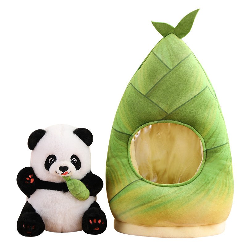 Panda eat Bamboo Plush Toy Panda