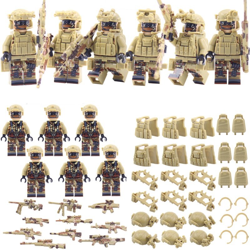 Ghost Special Force Minifigures Camouflage Special Force Minifigure 