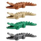 4pcs Crocodile Toy Animal Minifigures