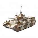 Britain Mathilda II Tank Soldier Minifigures WW2 Tank Set