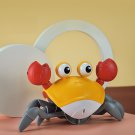 Crab Movable Induction music Toy Yellow Crab
