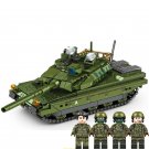M1A2 Abrams Main Battle Tank Soldier Minifigures America Tank Sets