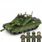 M1A2 Abrams Main Battle Tank Soldier Minifigures America Tank Sets