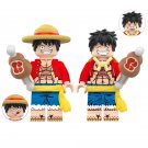 2pcs One Piece Luffy Minifigures