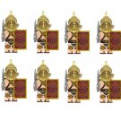 8pcs Roman Gladiator Soldiers Minifigures