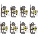 8pcs Teutonic Knights Minifigures