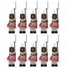 10pcs Napoleonic Wars Kings German Soldiers Minifigures